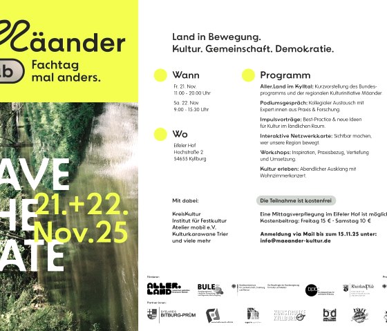 Plakat Mäander Lab, © Mäander Lab