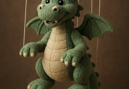 Marionette Drache, © ChatGpt