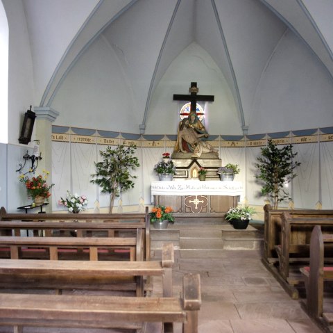 Innenaufnahme - Kapelle bei Dockendorf, © Tourist-Info Bitburger Land