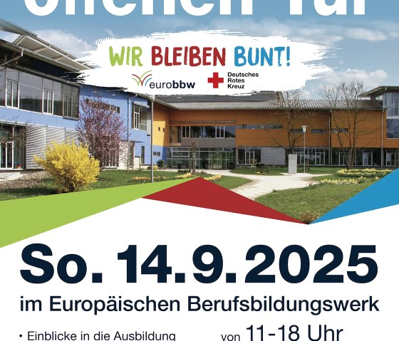 Plakat_Tag der offenen Tür, © Europäisches Berufsbildungswerk Bitburg