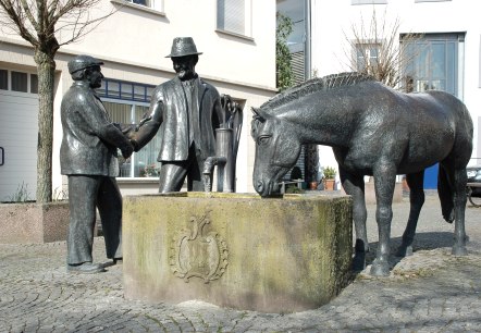 Brunnen "Pferdemarkt", © Tourist-Information Bitburger Land