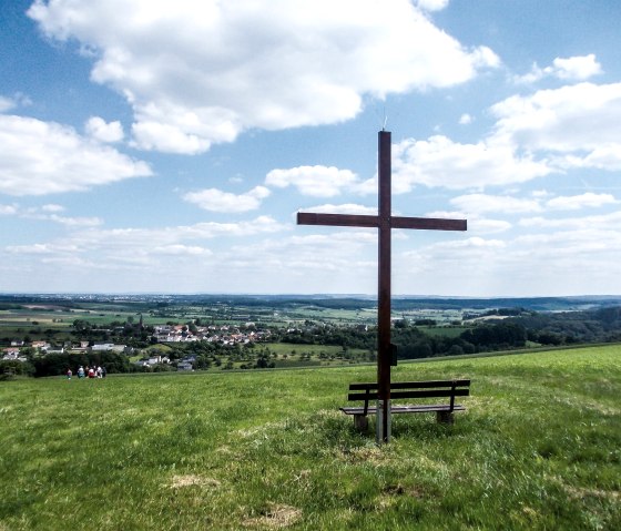 Gipfelkreuz Biersdorf am See, © TI Bitburger Land