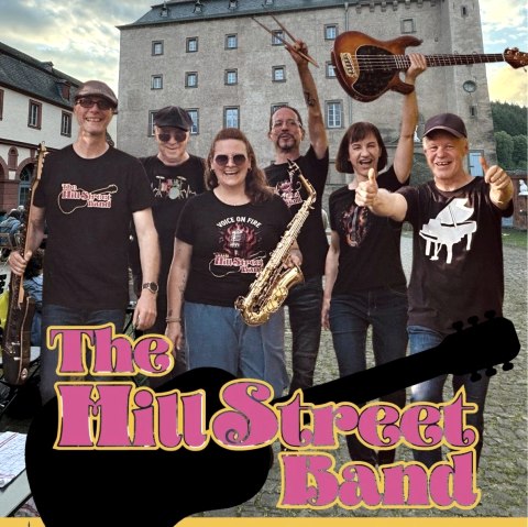 Plakat Hillstreet Band, © Föderverein Schloss Malberg