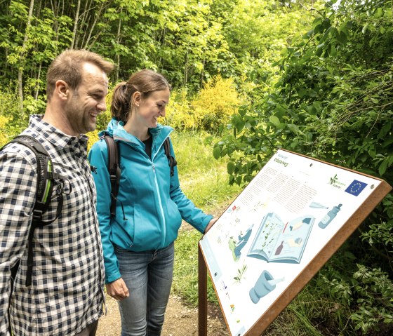 Mußeplatz herb trail on the Stausee-Prümtal route, © Eifel Tourismus GmbH, Dominik Ketz