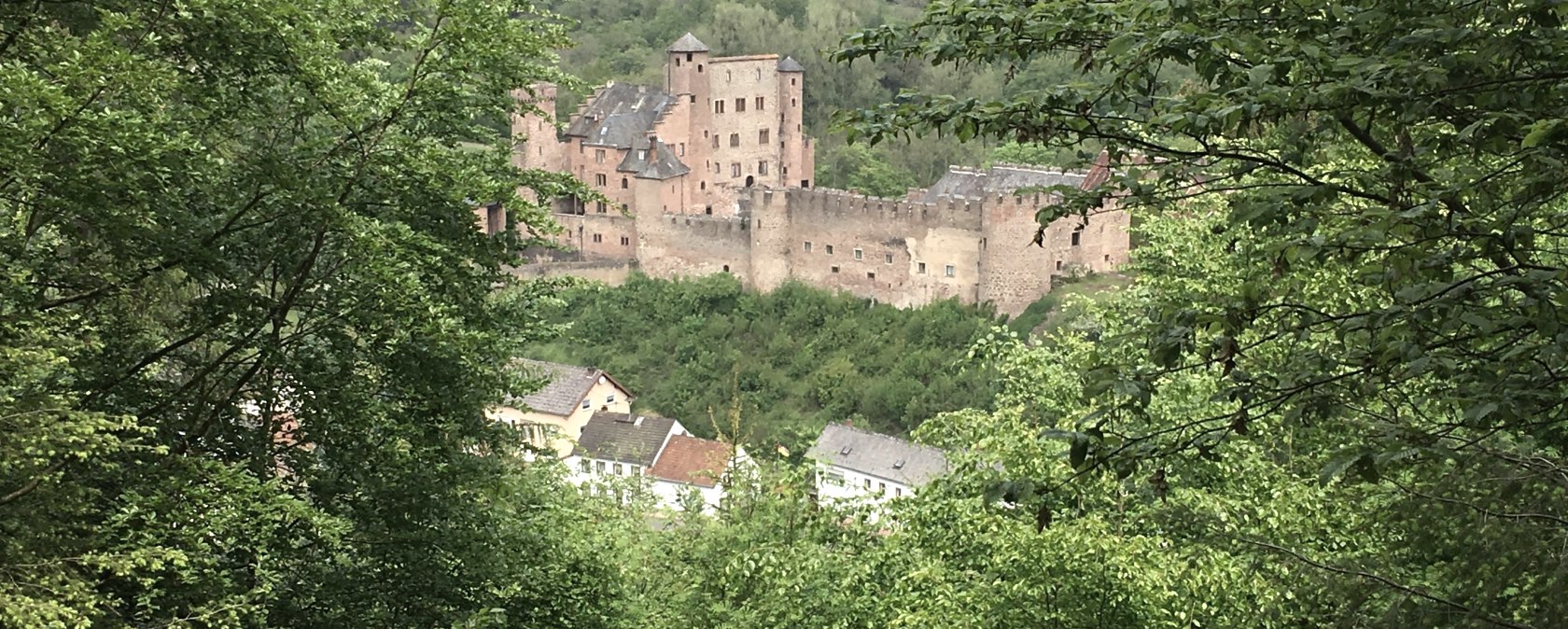 Ausblick auf Schloss Hamm, &copy; TI Bitburger Land
