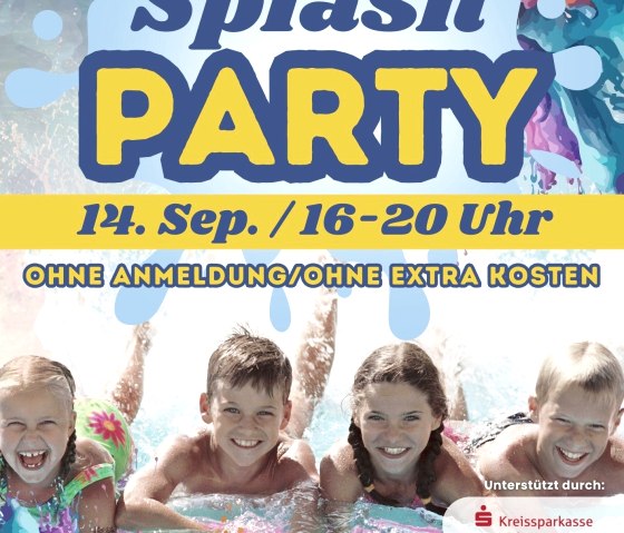 Plakat der Splah Party, © Veranstalter